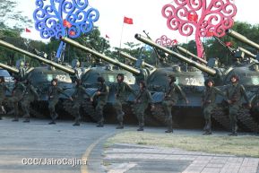 Juramentación del General Julio César Avilés Castillo como Jefe del Ejército de Nicaragua