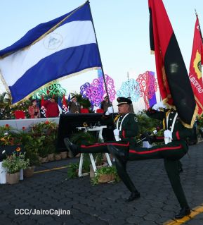 Juramentación del General Julio César Avilés Castillo como Jefe del Ejército de Nicaragua