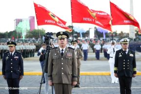 Juramentación del General Julio César Avilés Castillo como Jefe del Ejército de Nicaragua