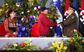 Juramentación del General Julio César Avilés Castillo como Jefe del Ejército de Nicaragua