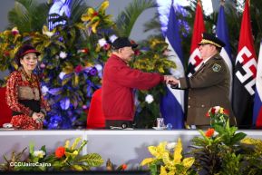 Juramentación del General Julio César Avilés Castillo como Jefe del Ejército de Nicaragua