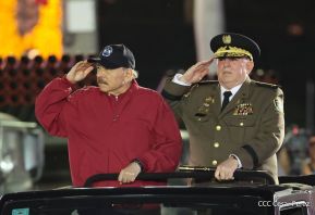 Juramentación del General Julio César Avilés Castillo como Jefe del Ejército de Nicaragua