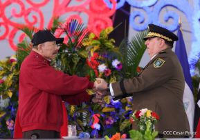 Juramentación del General Julio César Avilés Castillo como Jefe del Ejército de Nicaragua