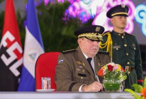 Juramentación del General Julio César Avilés Castillo como Jefe del Ejército de Nicaragua