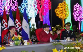 Acto de Juramentación del Primer Comisionado Francisco Díaz y Policías Voluntarios de Managua