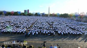 Acto de Juramentación del Primer Comisionado Francisco Díaz y Policías Voluntarios de Managua