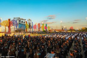 Acto de Juramentación del Primer Comisionado Francisco Díaz y Policías Voluntarios de Managua