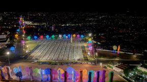 Acto de Juramentación del Primer Comisionado Francisco Díaz y Policías Voluntarios de Managua