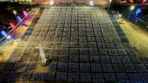 Acto de Juramentación del Primer Comisionado Francisco Díaz y Policías Voluntarios de Managua