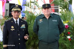 Acto de Juramentación del Primer Comisionado Francisco Díaz y Policías Voluntarios de Managua