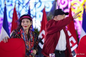 Acto de Juramentación del Primer Comisionado Francisco Díaz y Policías Voluntarios de Managua