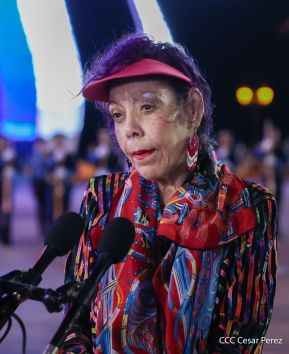 Acto de Juramentación del Primer Comisionado Francisco Díaz y Policías Voluntarios de Managua