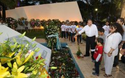 Daniel y Rosario conmemoran 78 Aniversario del Natalicio Comandante Carlos Fonseca