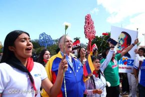 Nicaragüenses homenajean al Comandante Eterno Hugo Chávez a 12 años de su tránsito a la inmortalidad