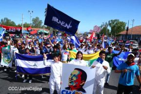 Nicaragüenses homenajean al Comandante Eterno Hugo Chávez a 12 años de su tránsito a la inmortalidad