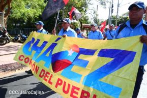 Nicaragüenses homenajean al Comandante Eterno Hugo Chávez a 12 años de su tránsito a la inmortalidad