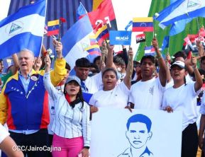 Nicaragüenses homenajean al Comandante Eterno Hugo Chávez a 12 años de su tránsito a la inmortalidad
