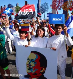 Nicaragüenses homenajean al Comandante Eterno Hugo Chávez a 12 años de su tránsito a la inmortalidad