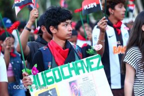 Nicaragüenses homenajean al Comandante Eterno Hugo Chávez a 12 años de su tránsito a la inmortalidad