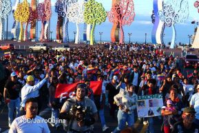 Nicaragüenses homenajean al Comandante Eterno Hugo Chávez a 12 años de su tránsito a la inmortalidad