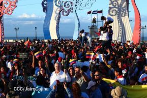 Nicaragüenses homenajean al Comandante Eterno Hugo Chávez a 12 años de su tránsito a la inmortalidad