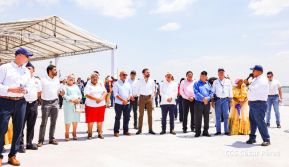 Acto de entrega de equipos de la República Popular China para modernizar Puerto Corinto