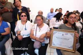 Nicaragüenses rinden honores a la Compañera Gladys Báez, forjadora de las generaciones revolucionarias