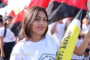 Caminata Colorida en homenaje al 45 aniversario de la Cruzada Nacional de Alfabetización
