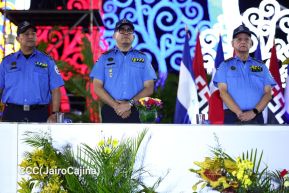 Pueblo nicaragüense celebra la Paz con orgullo y dignidad 