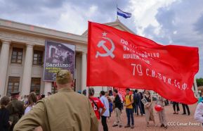 Acto por el 80 aniversario de la Victoria sobre el Fascismo en Managua
