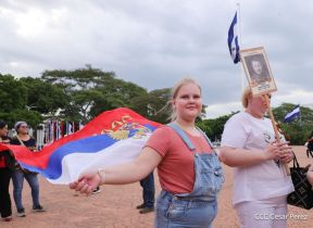 Acto por el 80 aniversario de la Victoria sobre el Fascismo en Managua