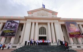 Acto por el 80 aniversario de la Victoria sobre el Fascismo en Managua