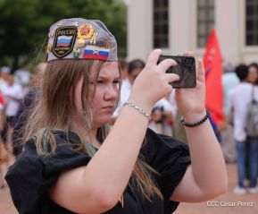 Acto por el 80 aniversario de la Victoria sobre el Fascismo en Managua