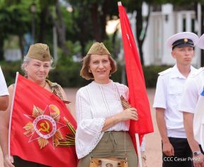 Acto por el 80 aniversario de la Victoria sobre el Fascismo en Managua