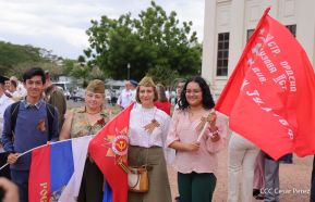 Acto por el 80 aniversario de la Victoria sobre el Fascismo en Managua