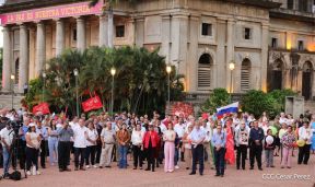 Acto por el 80 aniversario de la Victoria sobre el Fascismo en Managua