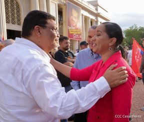Acto por el 80 aniversario de la Victoria sobre el Fascismo en Managua