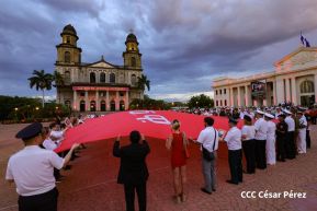 Acto por el 80 aniversario de la Victoria sobre el Fascismo en Managua