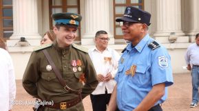 Acto por el 80 aniversario de la Victoria sobre el Fascismo en Managua
