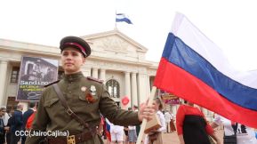 Acto por el 80 aniversario de la Victoria sobre el Fascismo en Managua
