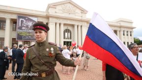 Acto por el 80 aniversario de la Victoria sobre el Fascismo en Managua