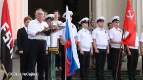 Acto por el 80 aniversario de la Victoria sobre el Fascismo en Managua