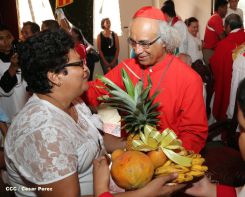 León se vistió de fiesta con visita del Cardenal Brenes