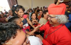 León se vistió de fiesta con visita del Cardenal Brenes