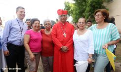 León se vistió de fiesta con visita del Cardenal Brenes