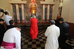 León se vistió de fiesta con visita del Cardenal Brenes