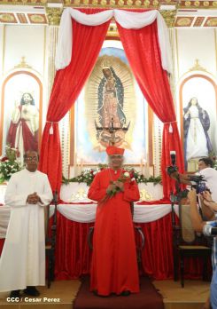 León se vistió de fiesta con visita del Cardenal Brenes