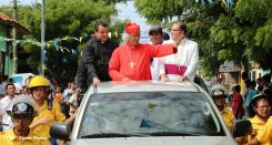 León se vistió de fiesta con visita del Cardenal Brenes