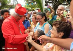 León se vistió de fiesta con visita del Cardenal Brenes
