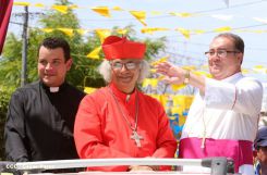 León se vistió de fiesta con visita del Cardenal Brenes